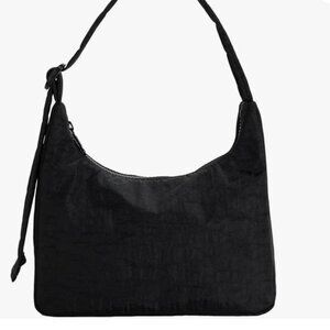 Black Baggu Mini Nylon Shoulder Bag